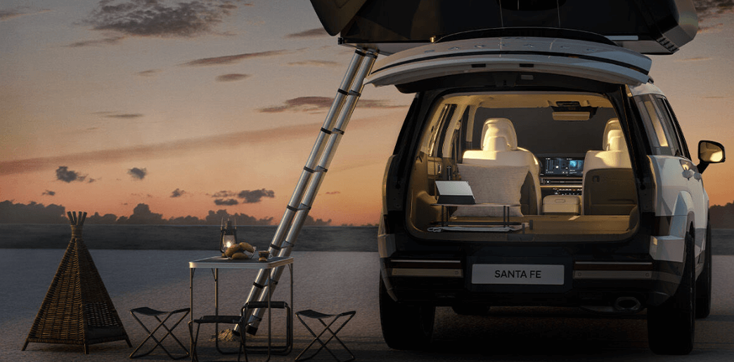 싼타페MX5 캠핑 이미지