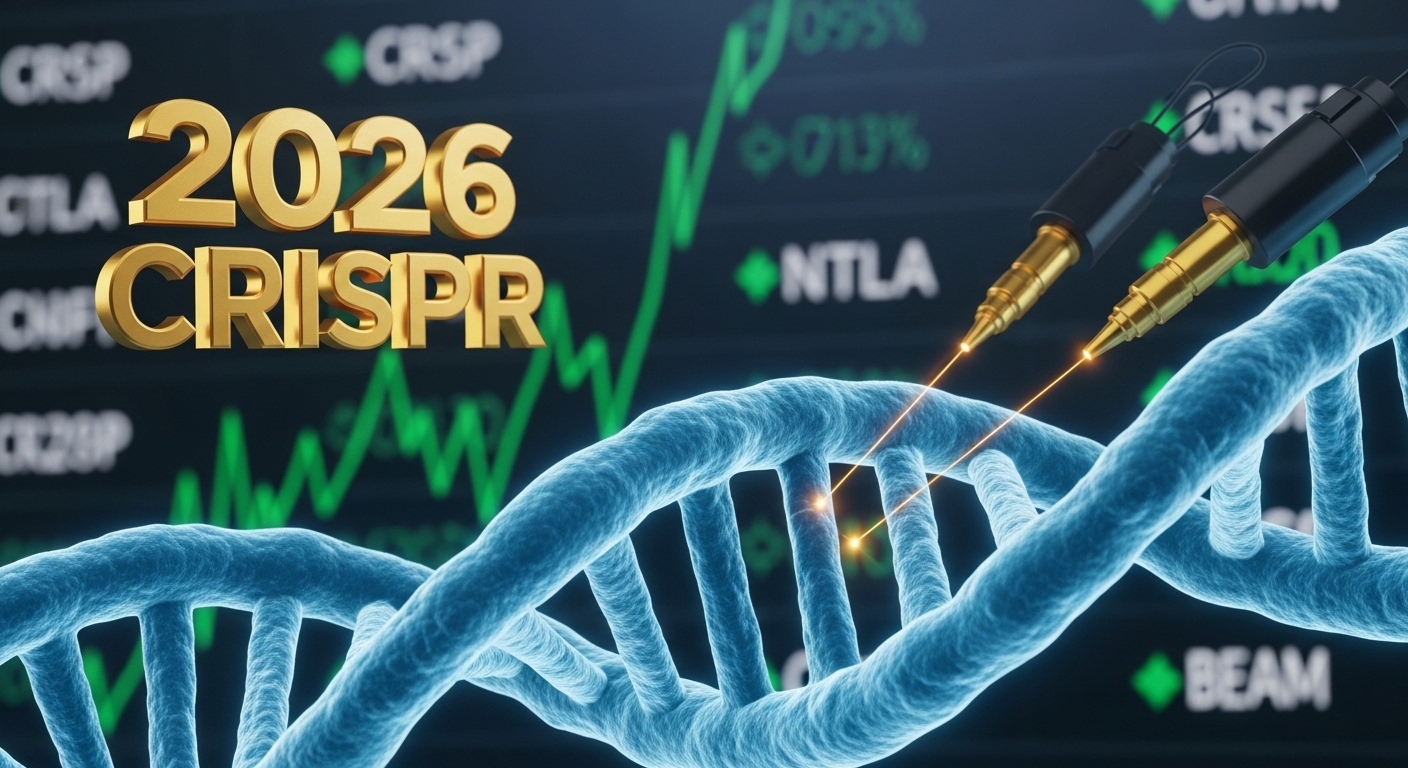 2026년 미국 유전자 편집(CRISPR) 관련주 분석: 제2의 엔비디아가 될 유망 종목 TOP 3