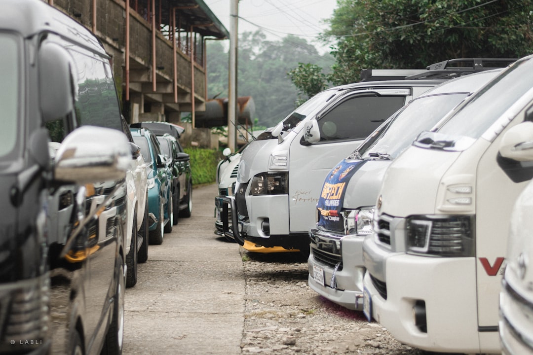 Busan used car market.