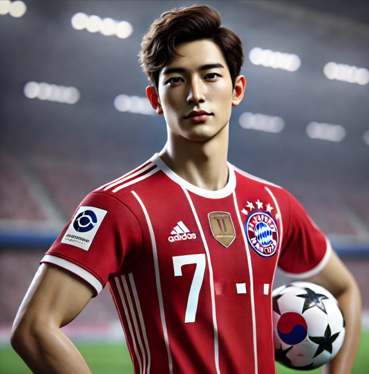 바이에른 뮌헨의 손흥민 영입 관련 사진