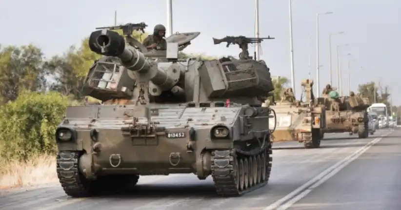 반격에-나서는-이스라엘-탱크들