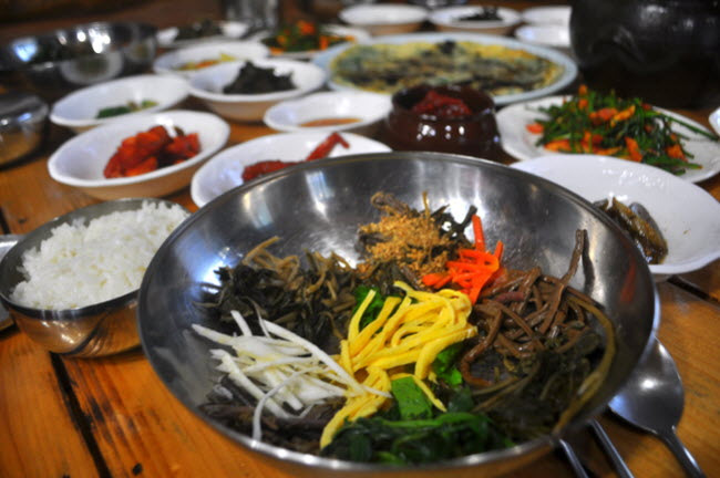 울릉도 산채비빔밥