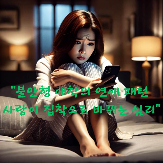#불안형애착 #연애심리학 #사랑과불안 #감정의존 #애착유형 
#불안형연애패턴 #감정중독 #집착심리 #연애불안 #심리상담추천
