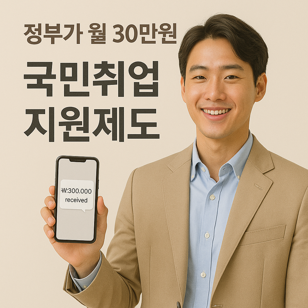 정부가 월 30만원 지원! 국민취업지원제도 지금 신청하세요