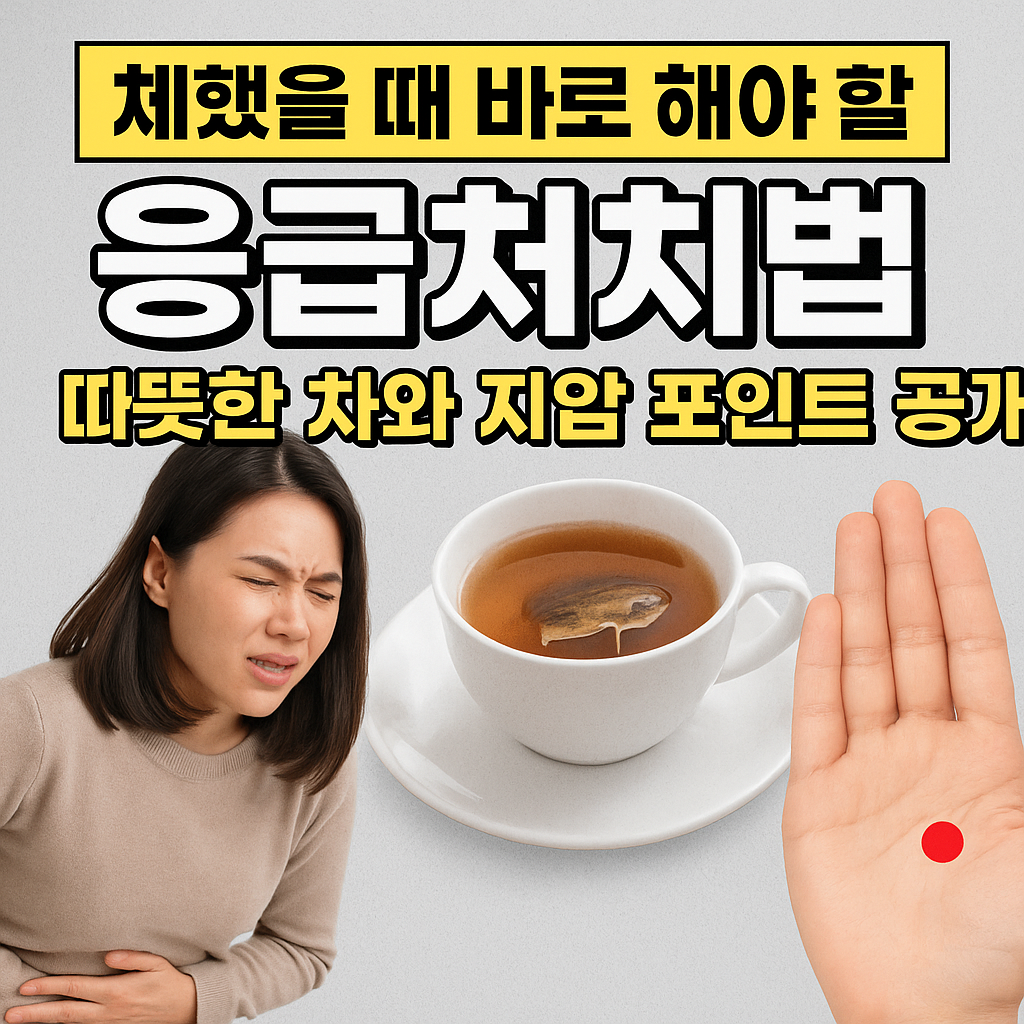 체했을 때 증상과 응급처치