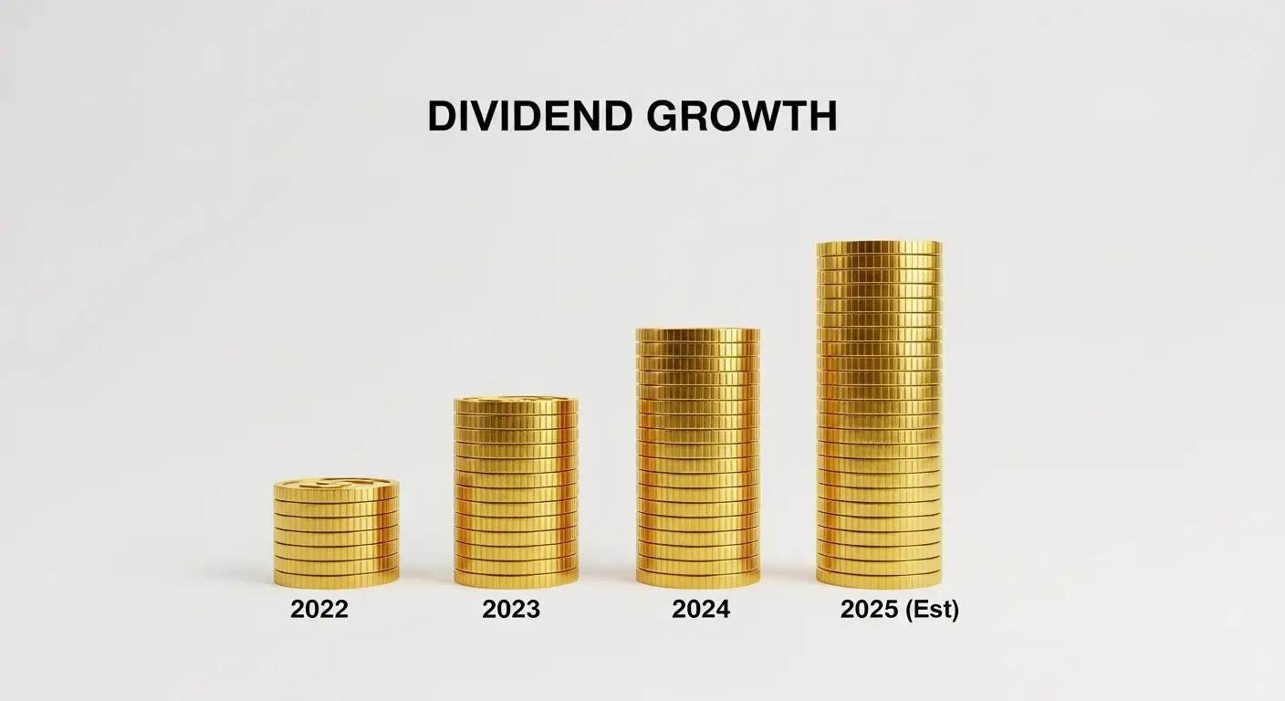 에퀴닉스-배당금-성장-그래프