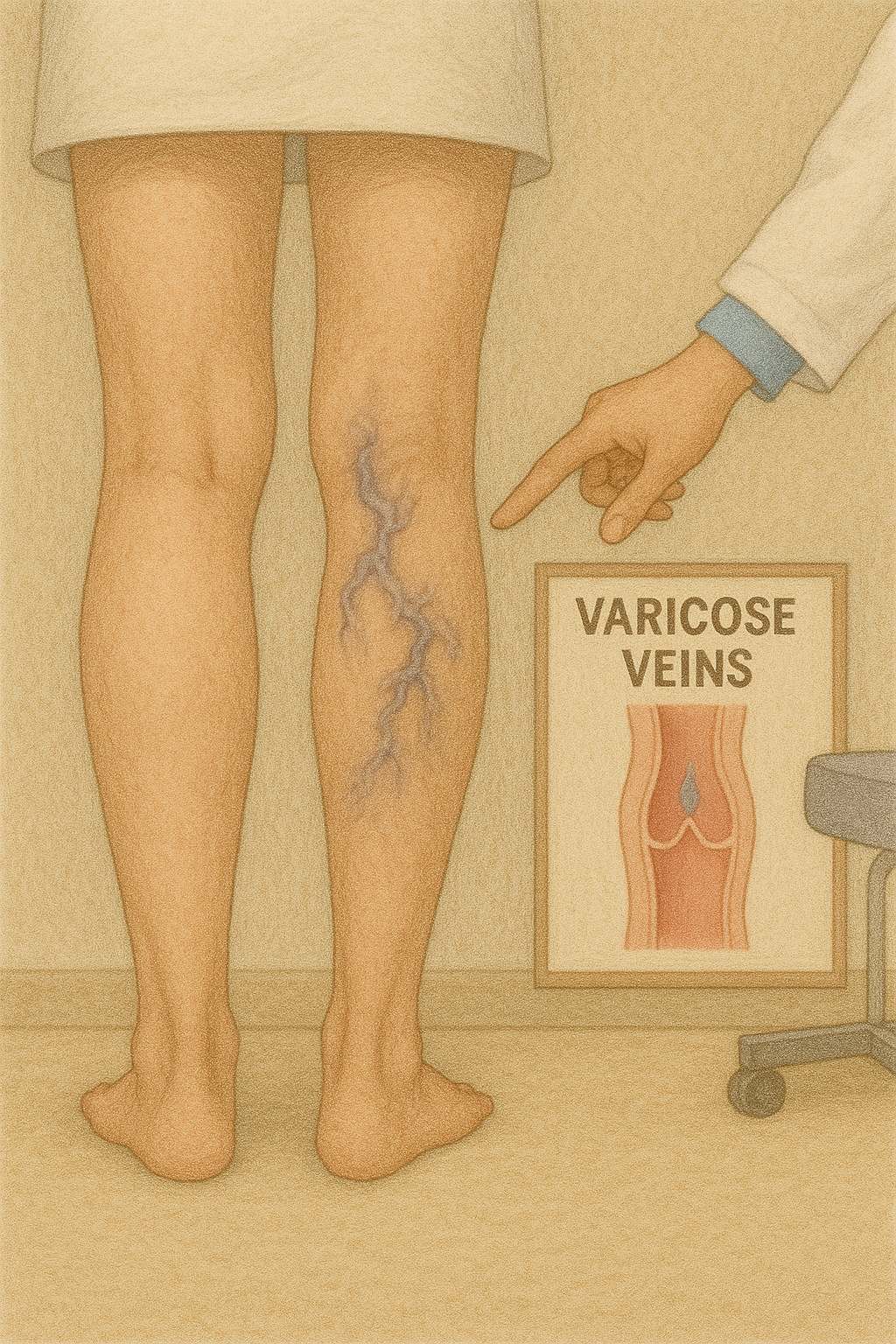 하지정맥류와 관련된 사진