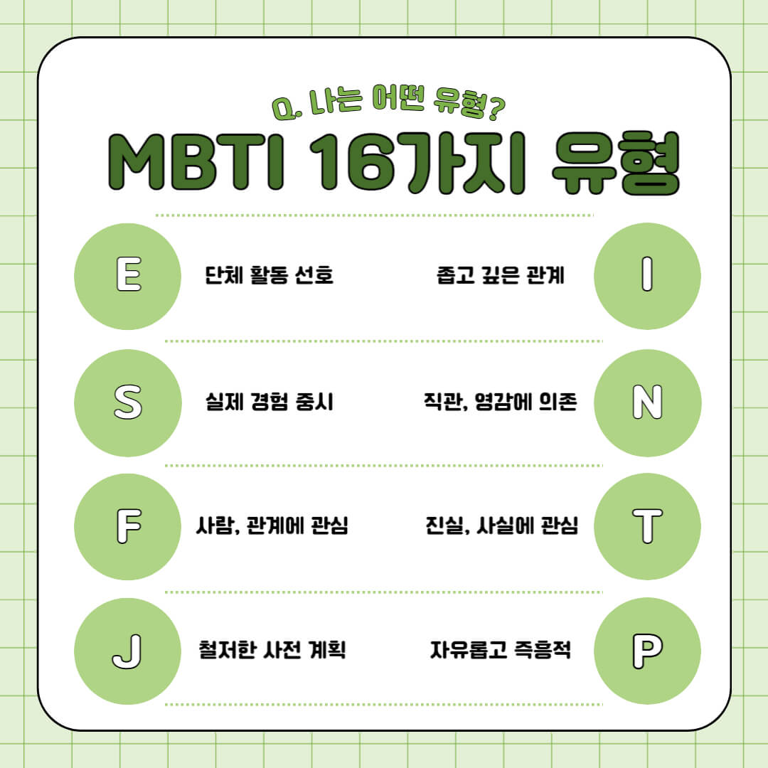 MBTI 성격유형