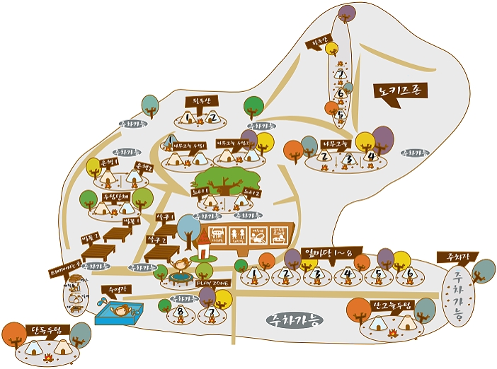 파주 느티나무그늘아래 캠핑장 소개