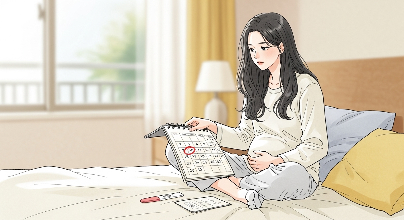 출혈의 색깔, 양, 기간으로 구분하는 방법