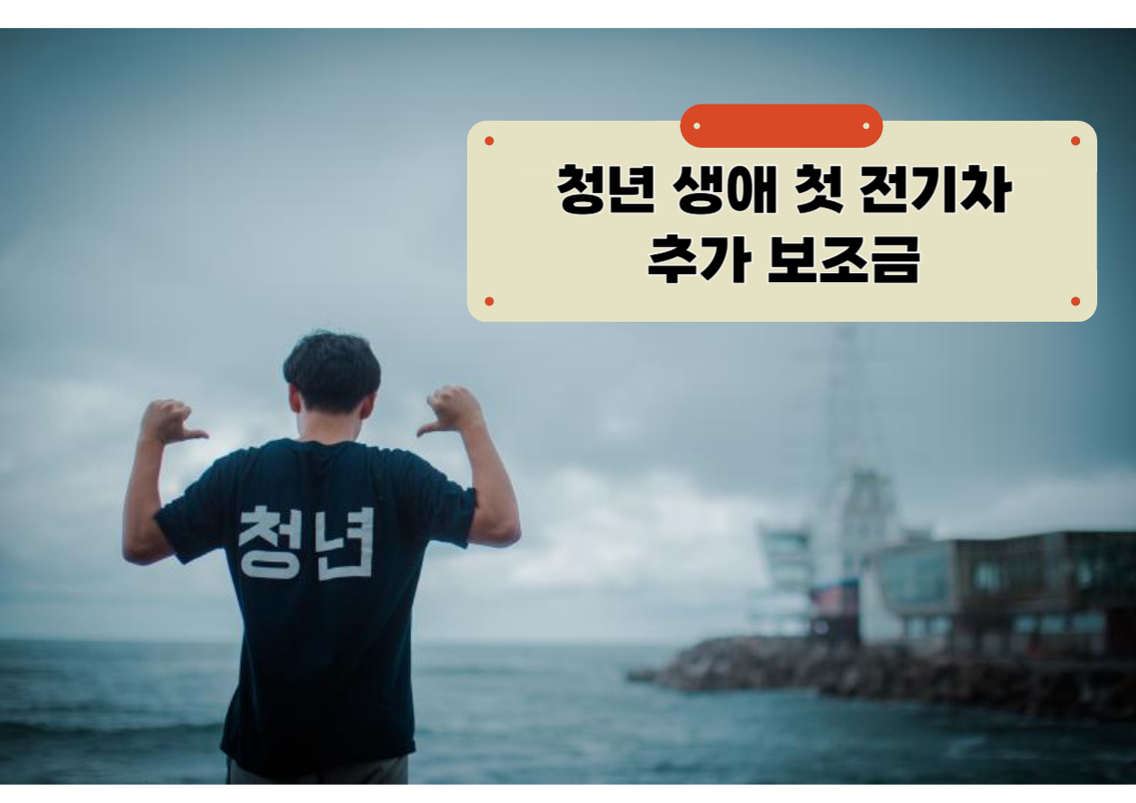 청년 생애 첫전기차 추가보조금