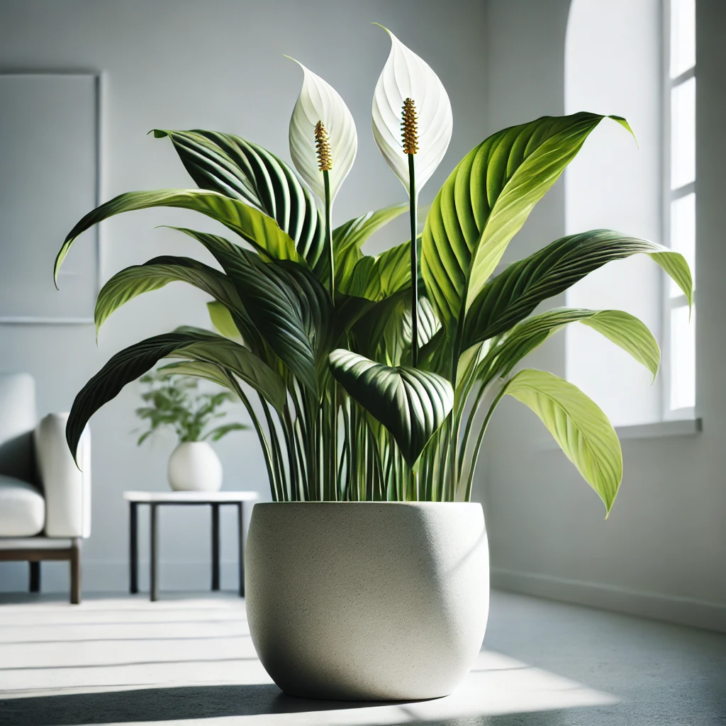 스파티필룸(평화백합) 이미지 그림