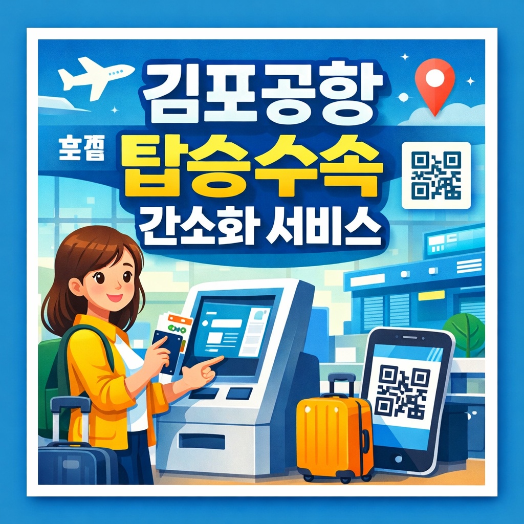 김포공항 탑승수속 간소화 서비스 완전 정복