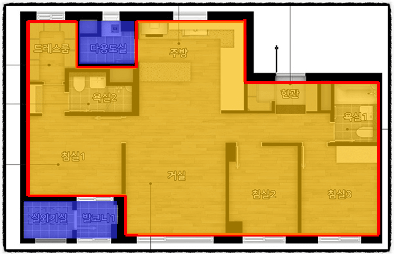 단열구간과 비단열구간 구분