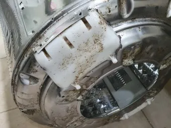 세탁기 통청소 과탄산소다와 뜨거운물 사용 통돌이 드럼 차이_26