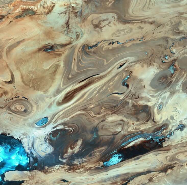 지구와 다른 행성 그림