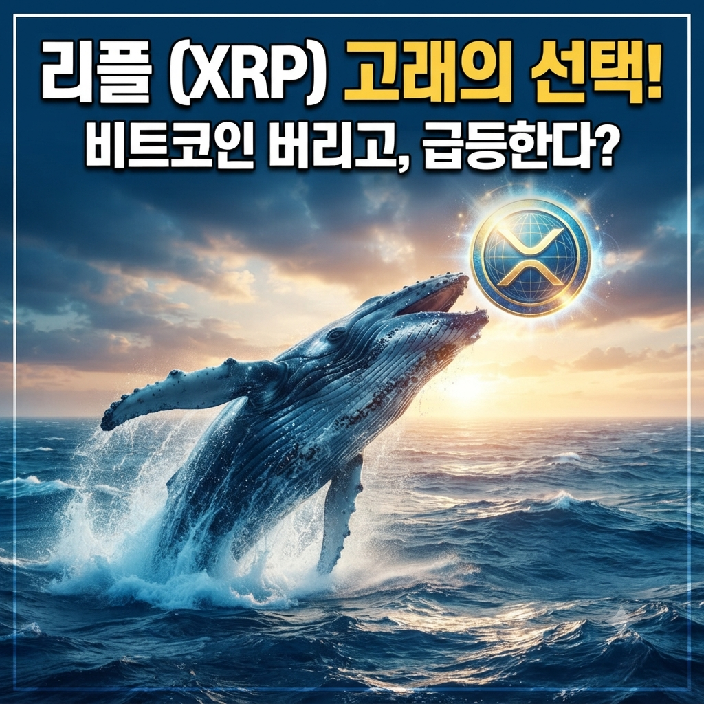 비트코인 버리고 리플(XRP) 선택한 고래들, 극적 반등할까?