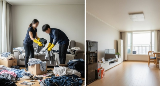 산청 고독사청소 업체