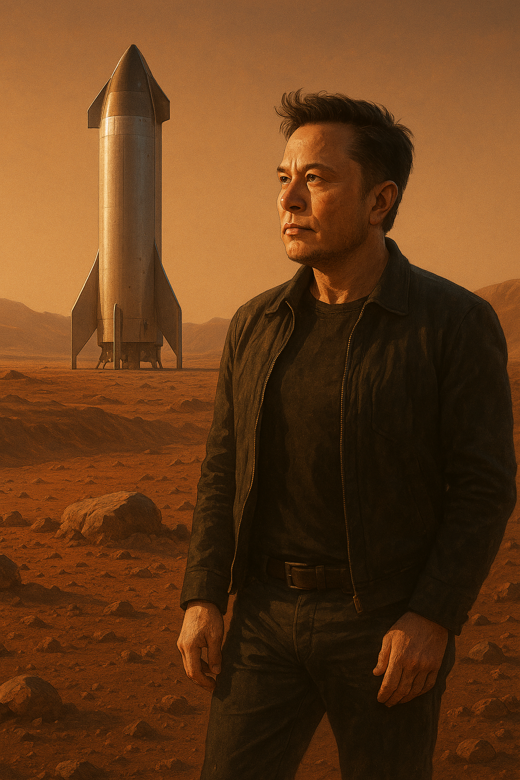 일론머스크와 화성