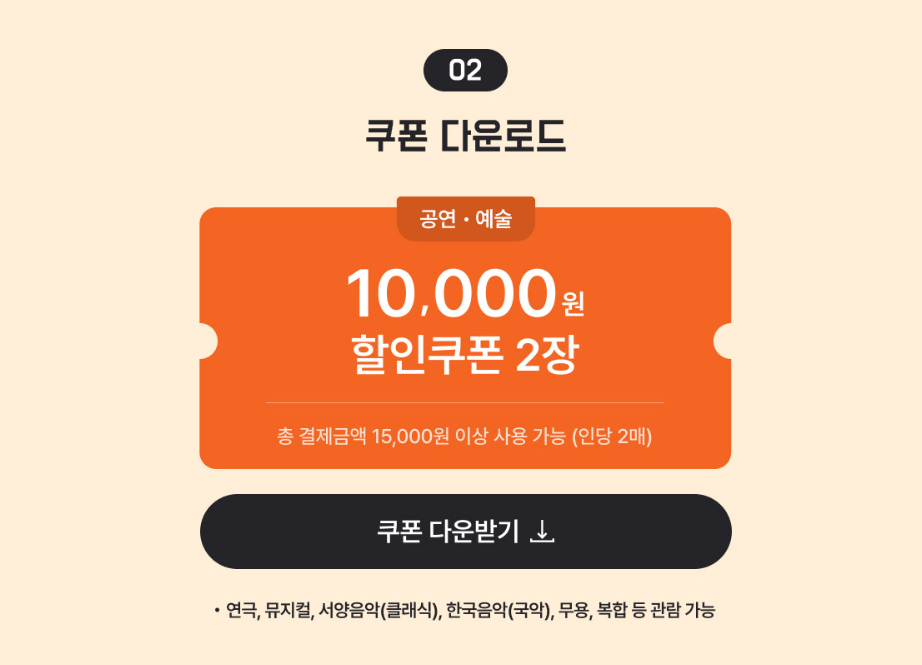문화소비쿠폰 신청방법 : 영화, 미술전시, 공연예술, 숙박, 스포츠 시설