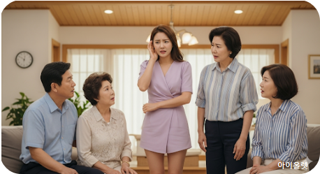 대화 중 어려움을 겪는 모습