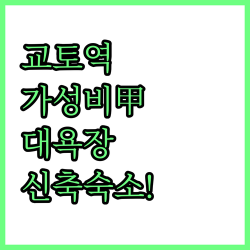 교토역 근처 가성비 좋은 호텔 추천 ..