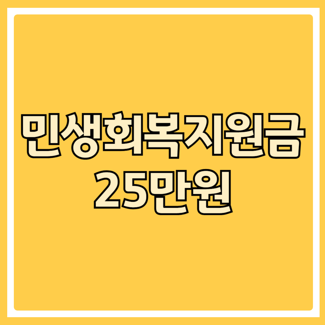 민생회복지원금