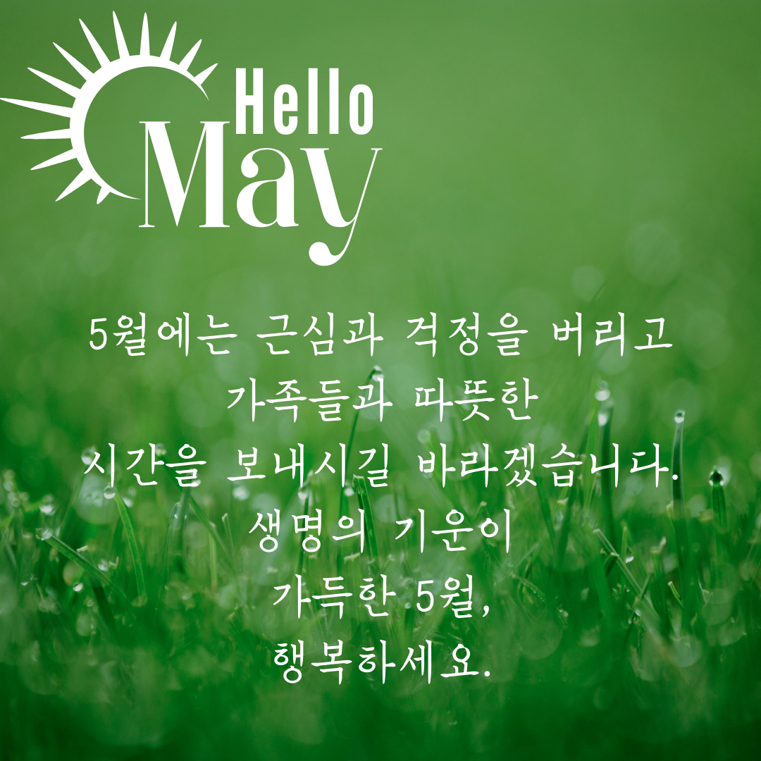 5월 인사말 문구 모음집 이미지