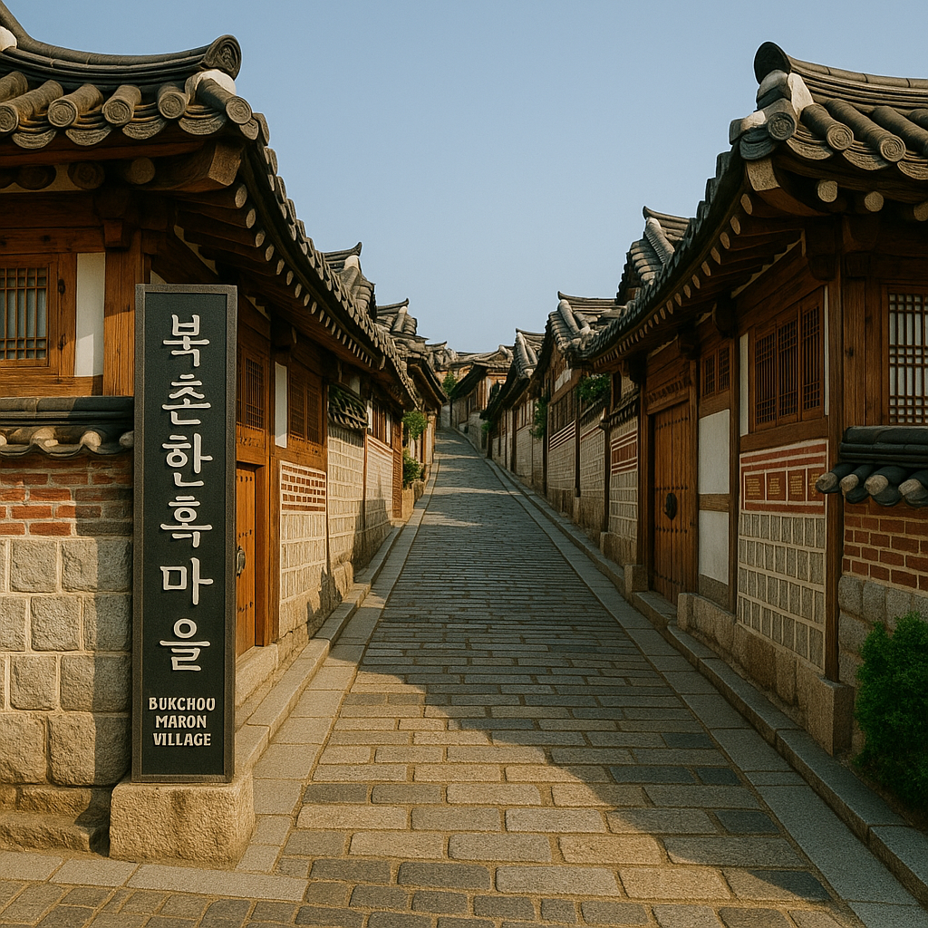 서울 북촌한옥마을 정문사진