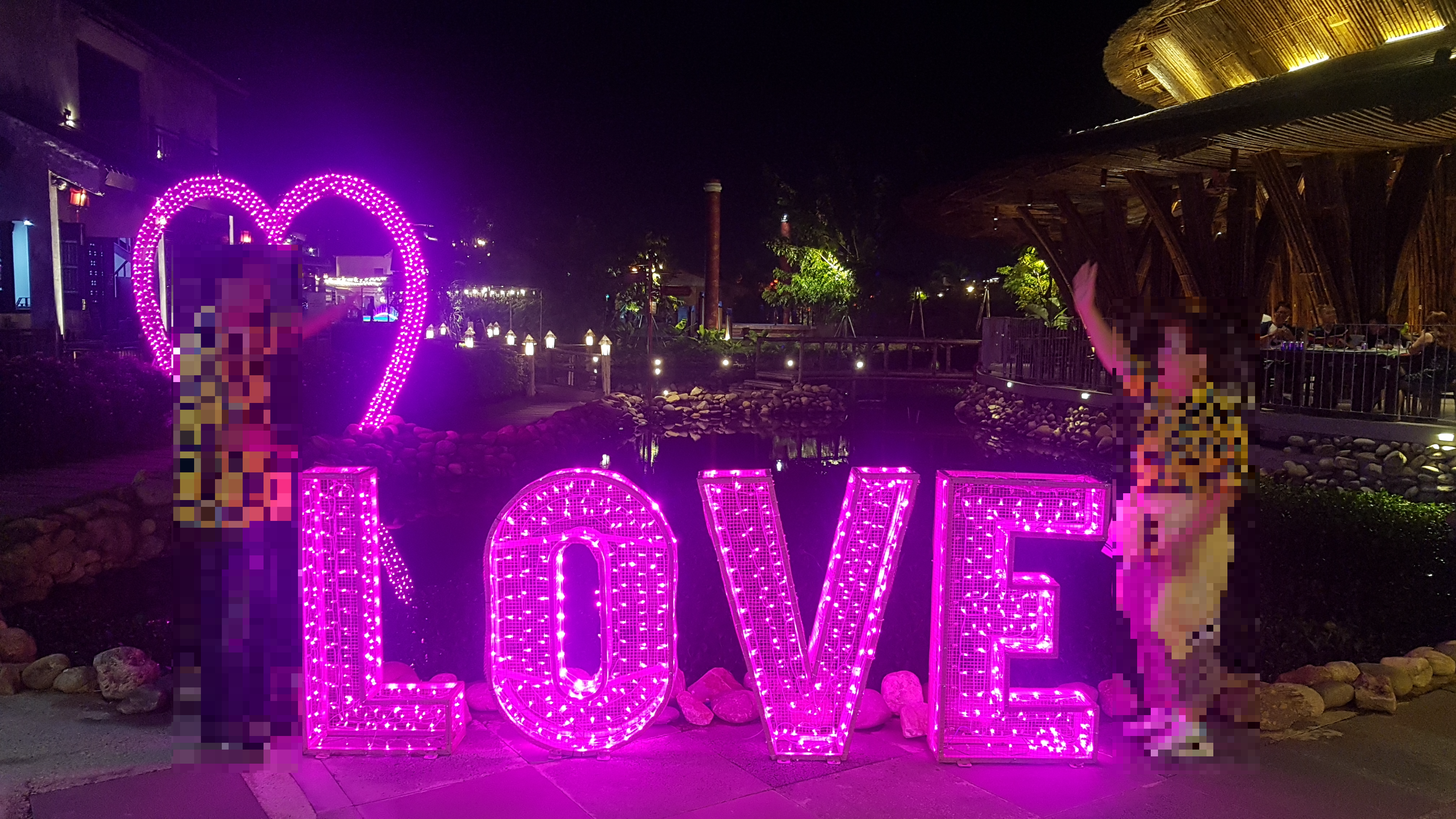 호이안 메모리즈 쇼의 공연장면