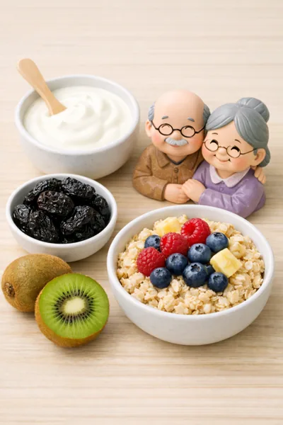 노인을 위한 부드러운 식이섬유 음식