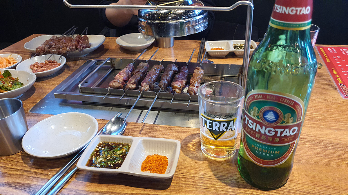 이가네 양꼬치 양등심과 칭따오