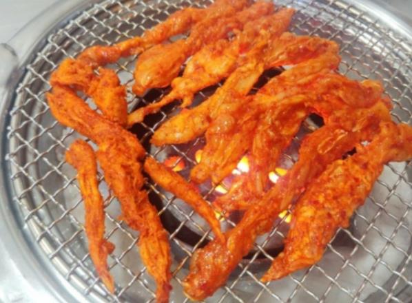 닭목살-연탄구이