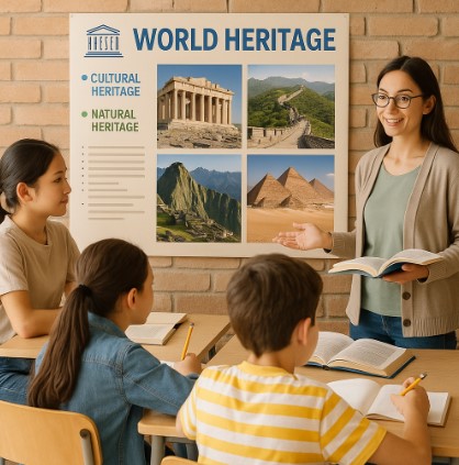 세계유사 교육 현장의 모습