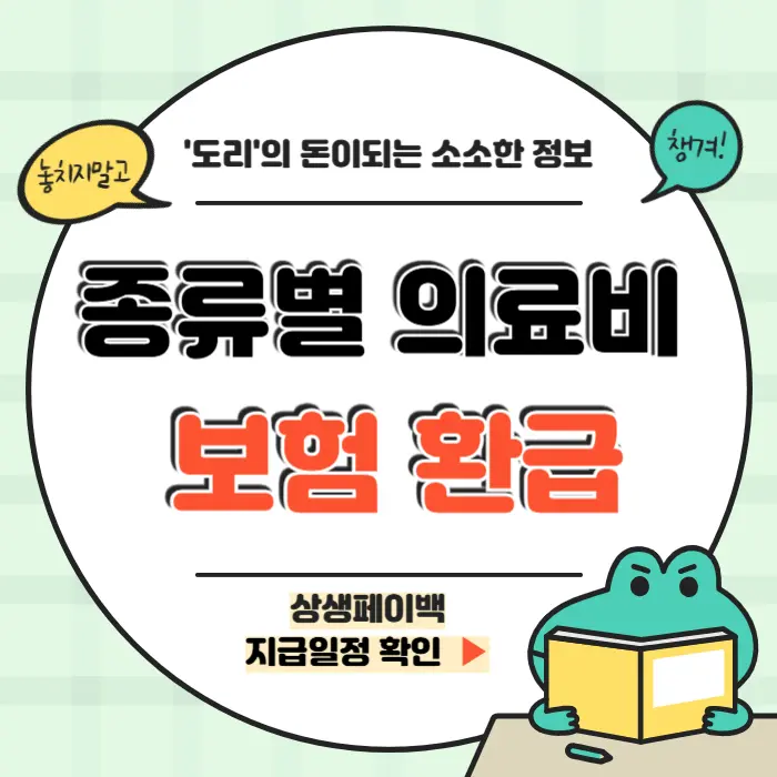 의료비 보험 환급