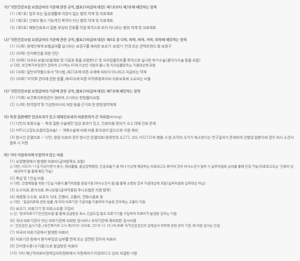 재난적-의료비-지원-제외