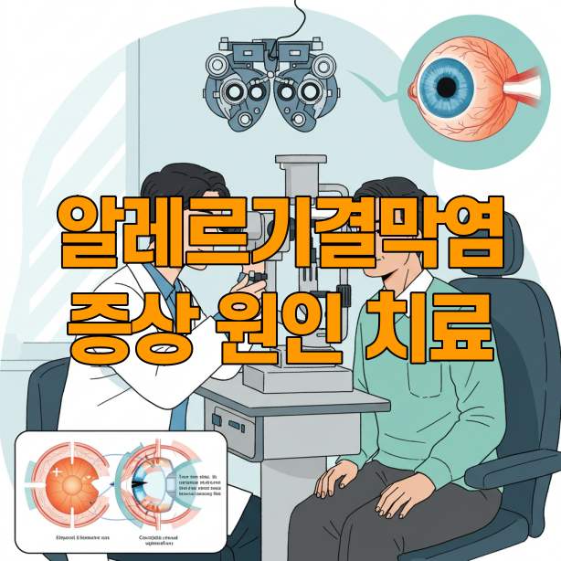 알레르기 결막염 증상 원인 치료