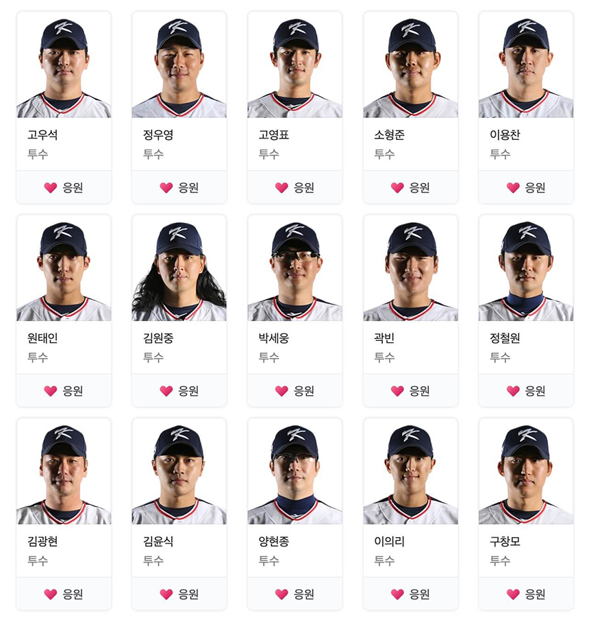 WBC 한국 명단