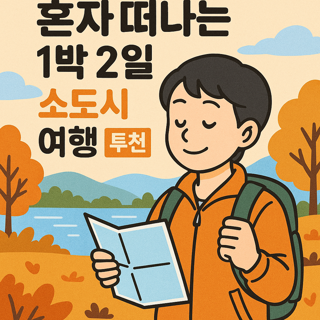 혼자 떠나는 1박 2일 소도시 여행 루트 추천