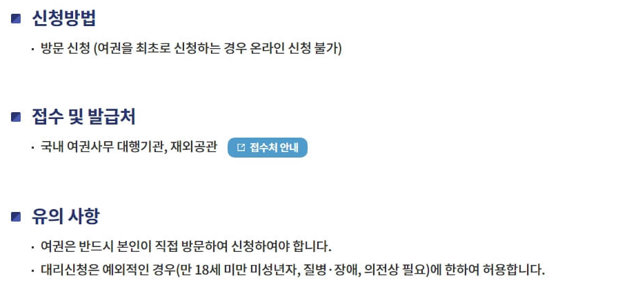 신규 여권 발급 준비물, 방법, 기간, 비용, 온라인 재발급 정리!