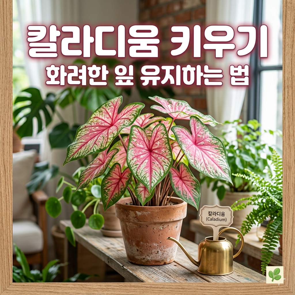 칼라디움 키우기, 화려한 잎 유지하는 법