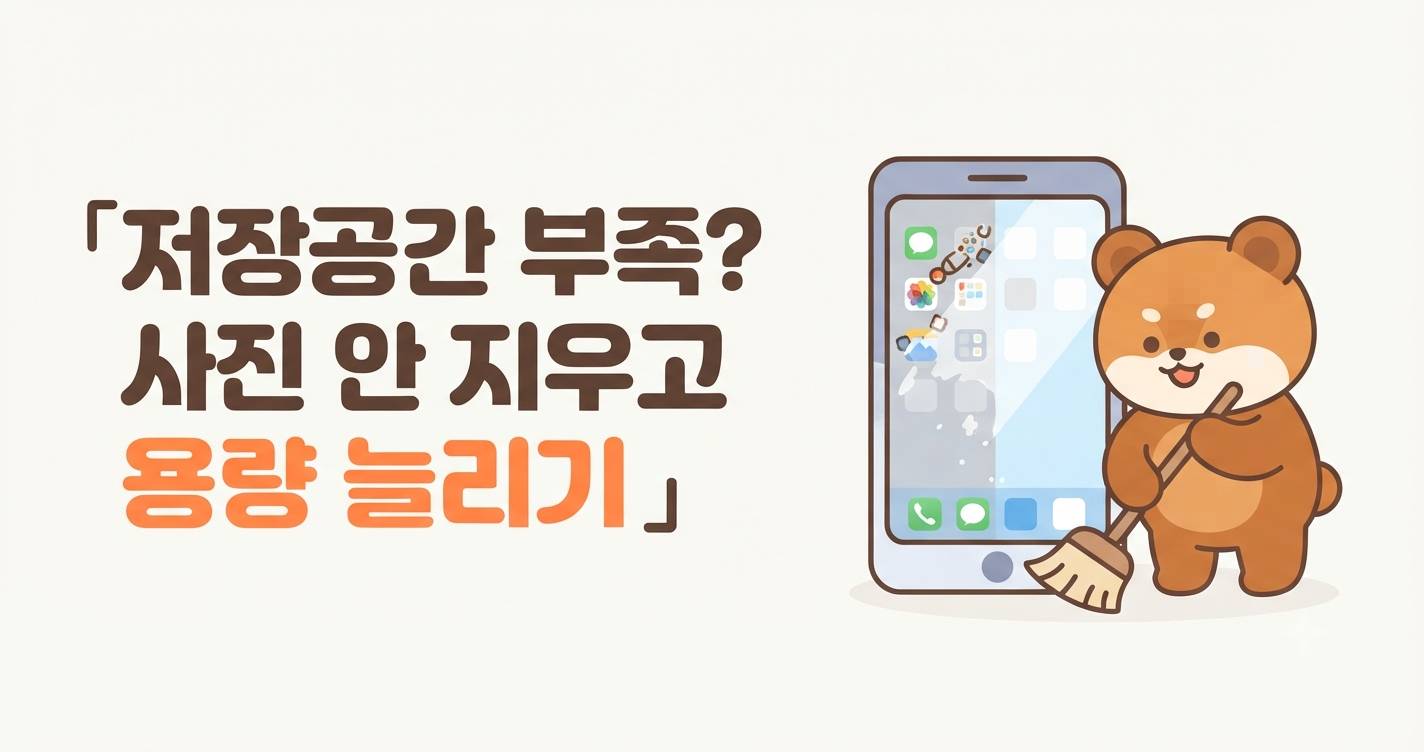 스마트폰 저장공간 부족할 때, 사진 안 지우고 용량 늘리는 법 (갤럭시&middot;아이폰)