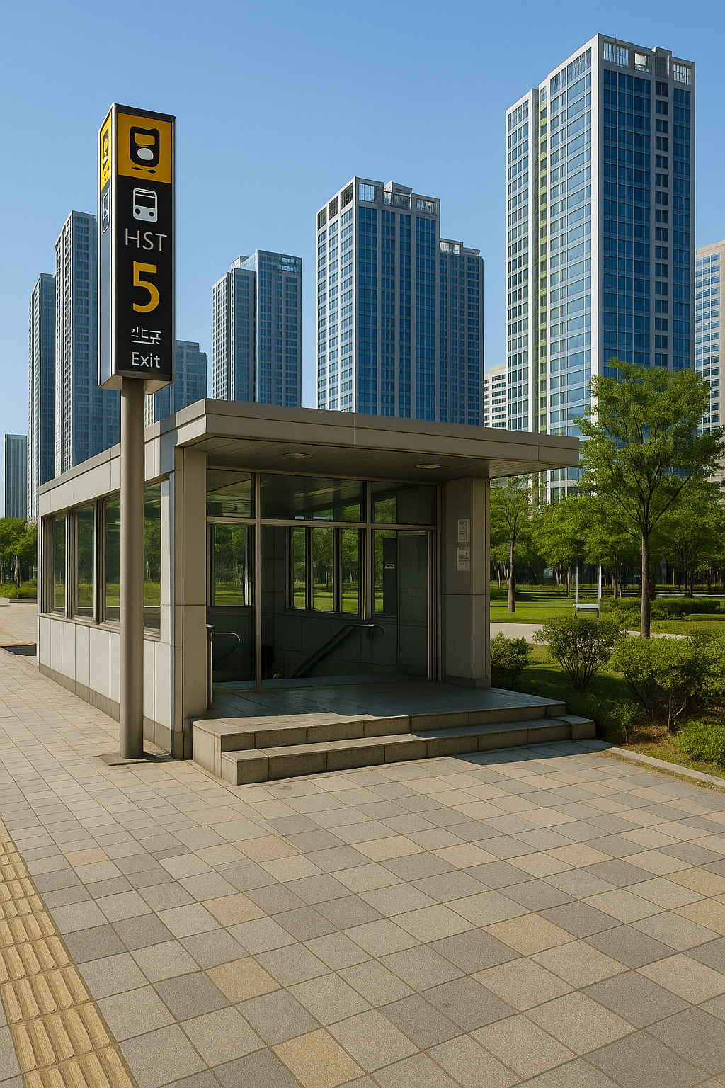 지하철 출구 주변 기온이 높은 이유는?