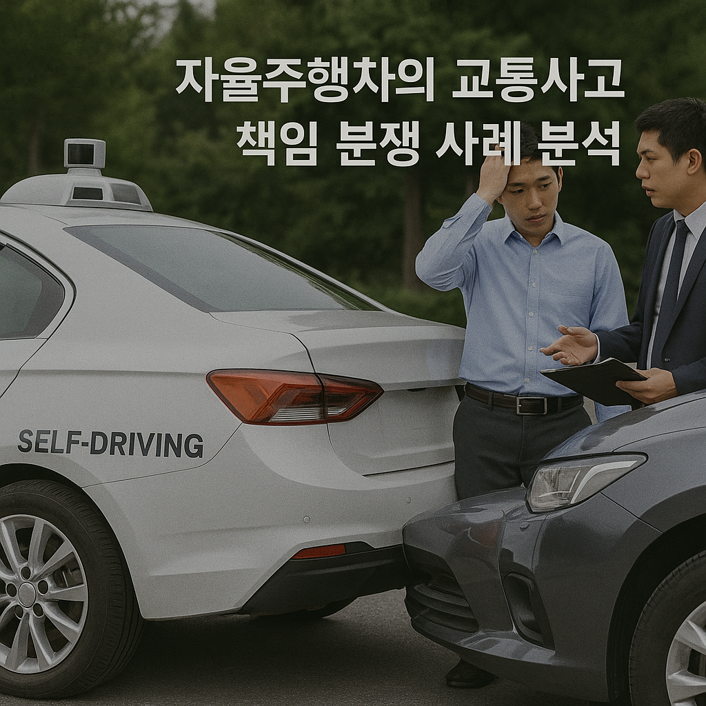 자율주행차의 교통사고 책임 분쟁 사례 분석