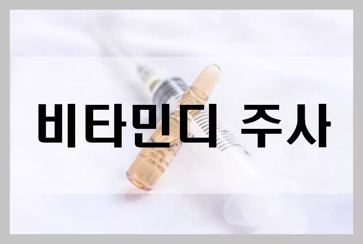 비타민디 주사1