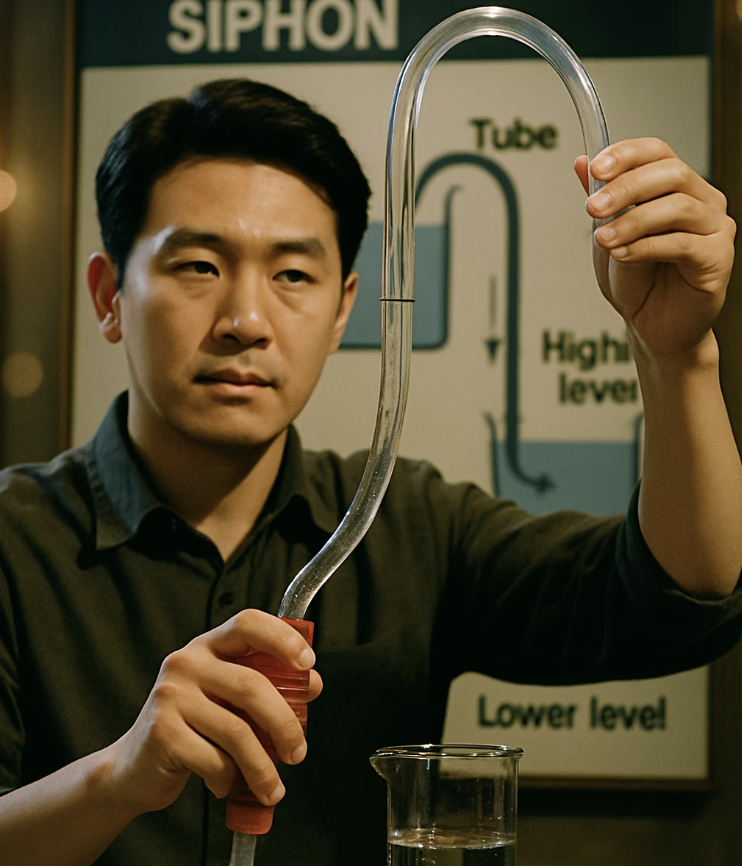 석유자바라의 원리, 어떻게 기름을 빨아들일까?