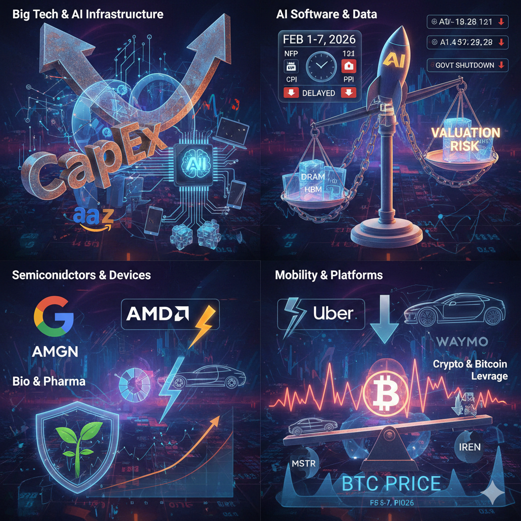 [주간] 2026년 2월 1주차: 구글 아이렌 스트레티지 등 실적 발표 분석 - AI의 역설과 비용의 역습