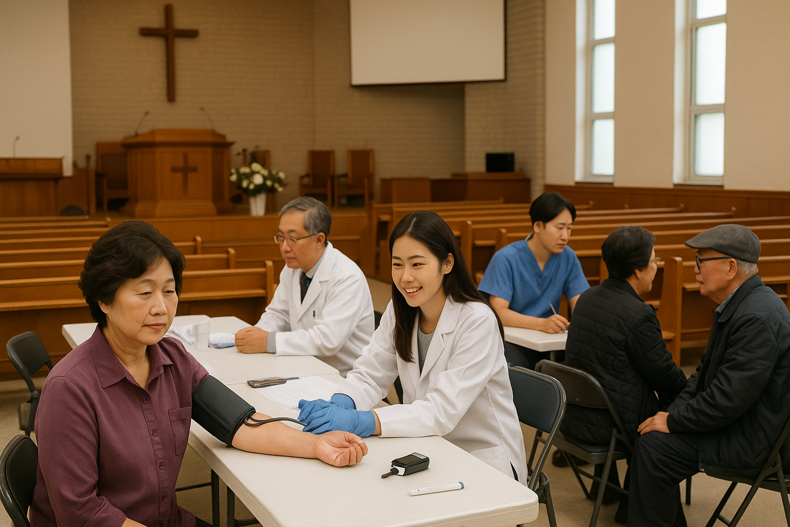 교회가 의료로 전하는 사랑, 지역사회 봉사의 현장