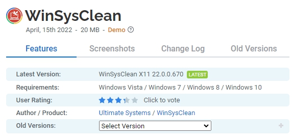 WinSysClean