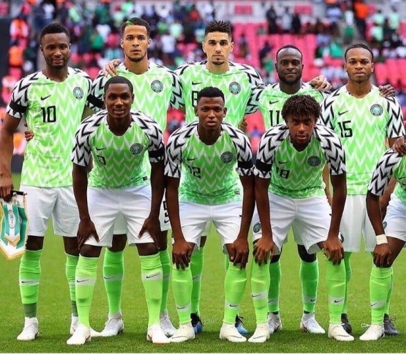 2018년 나이지리아 축구대표팀 유니폼 사진